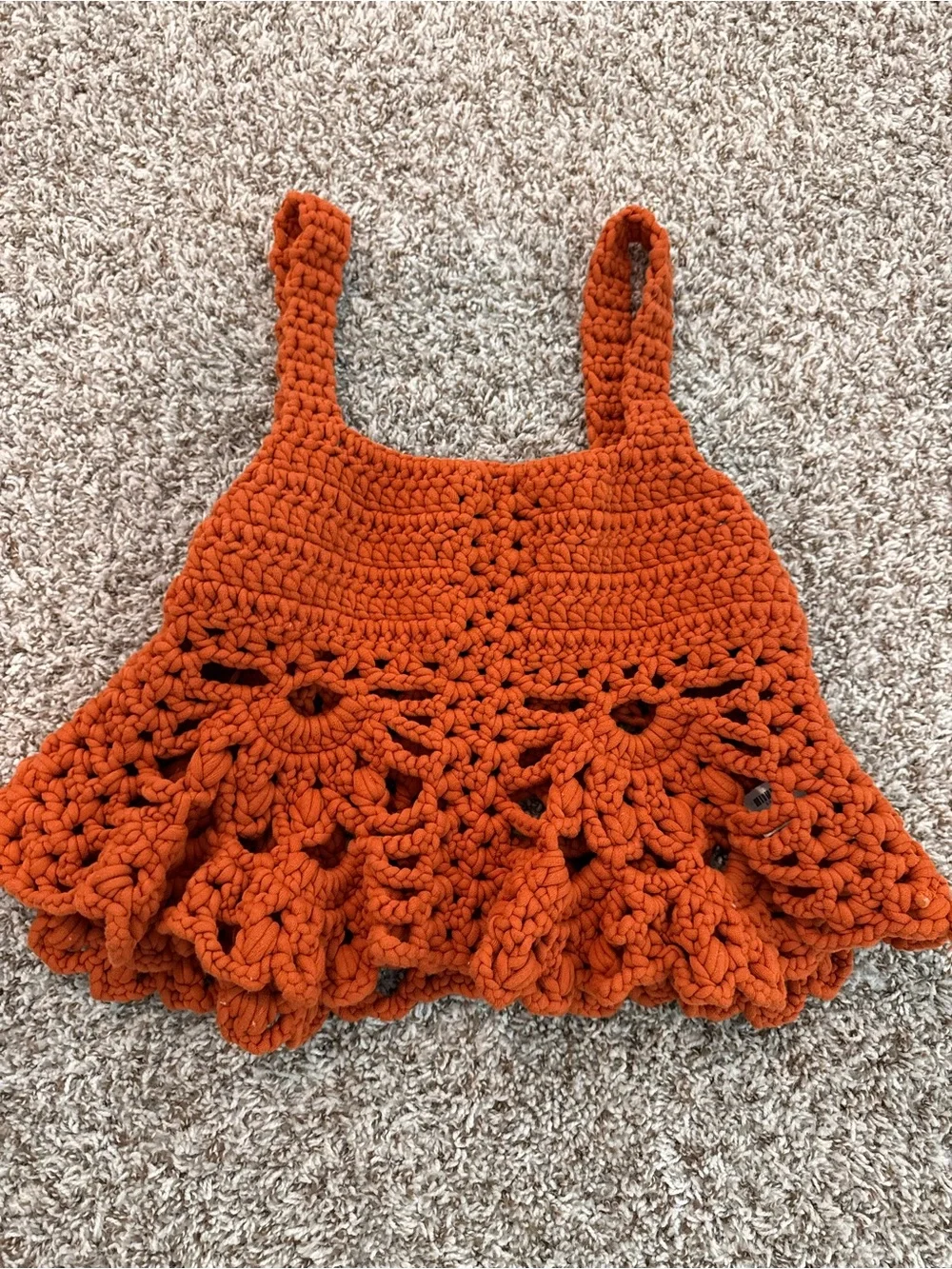 Zara CROCHET KNIT TOP